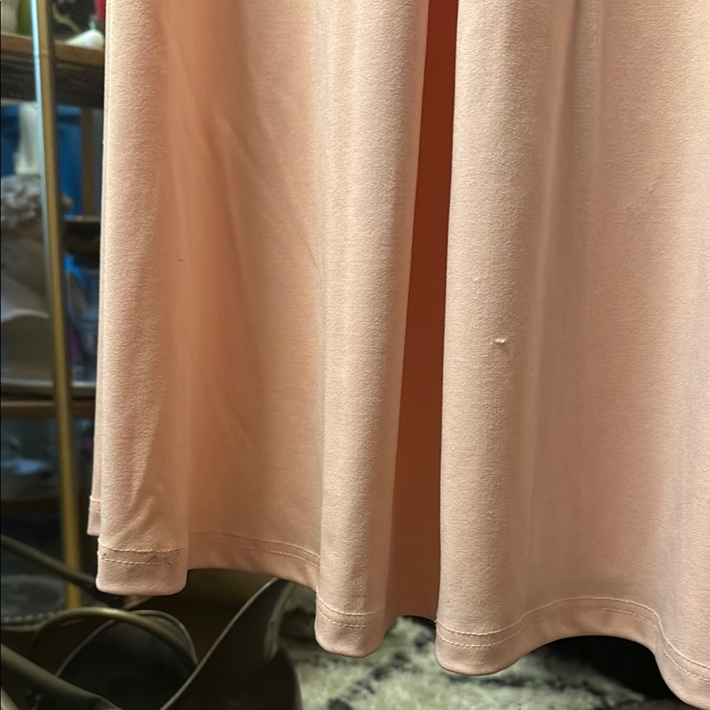 Vintage (Inspired) Pink Lace Maxi Dress - Picture 6 of 10